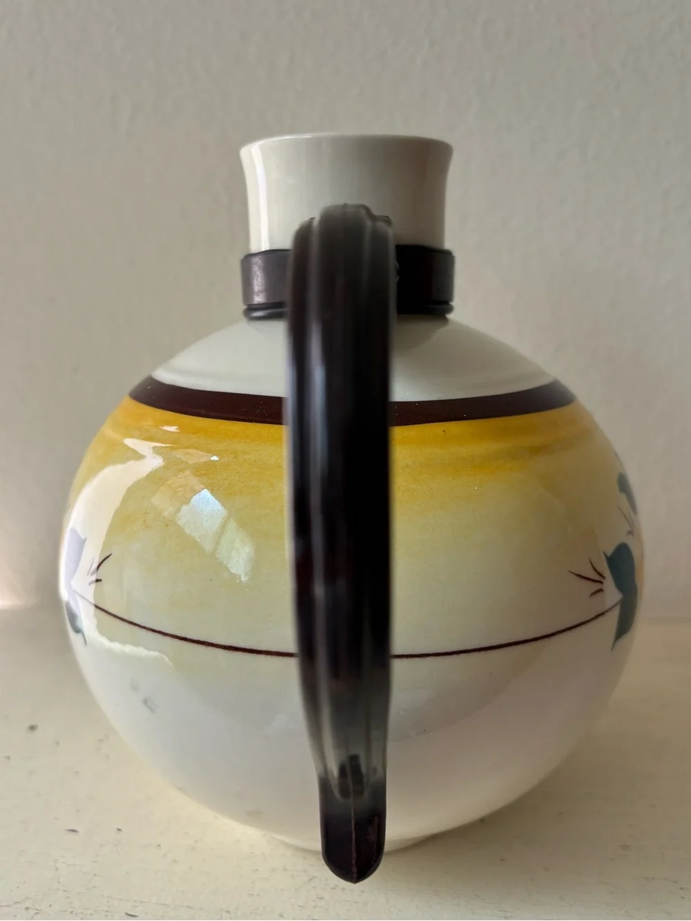 Vintage 1940s/1950s Vernon Kilns Vernonware Brown Eyed Susan Coffee Carafe